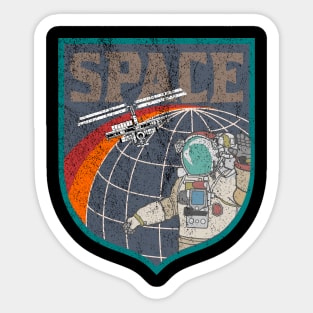 Space Badge Sticker